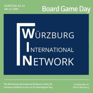 Hey Erasmus Fam! 🌍✨ Get ready for a day filled with fun, laughter, and friendly competition at the WIN Board Game Day! 🎉 The Würzburg International Network invites all Erasmus students to join us for Boardgame Day at the Fantasy-Spiele Würzburg e.V.. They've got an incredible selection of games, so no need to bring your own, but feel free to if you have favorites! No registration needed! Just show up and have fun! Whether you're into quick and easy social games or prefer diving into elaborate strategy games that fill the evening, everyone is welcome! #fantasyspiele #fantasyspielewürzburg #fswü #fswue #fsw #brettspiele #brettspiel #brettspielewürzburg #boardgames #boardgameswürzburg #win #würzburginternational #würzburginternationalnetwork